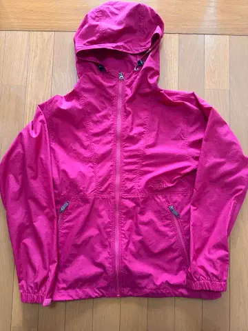 THE NORTH FACE 핑크 컴팩트 마운틴 후드티 L