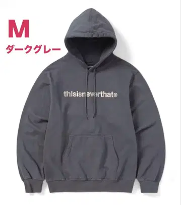 thisisneverthat 후드 부착 후드티 다크 그레이 M 사이즈