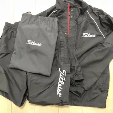 Titleist 블랙 우비 상하의 세트