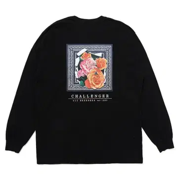 CHALLENGER 챌린저 L/S ROSE BANDANA TEE
