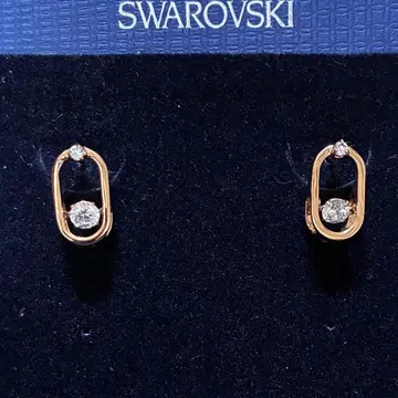 [한정 가격] Swarovski 귀걸이 Una 댄싱 크리스탈 박스 없음