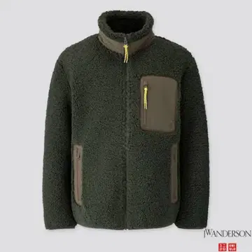 새상품급 유니클로 jw anderson 방풍 보아 플리스 자켓 (긴팔)