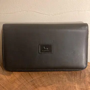 [ 미사용 새상품 ] Lancel 란셀 수첩형 대형 장지갑 블랙 가죽