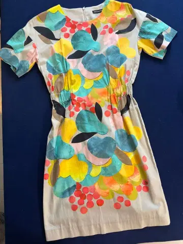 marimekko(마리메꼬) HILLOKE 원피스 반팔 무릎 기장 34