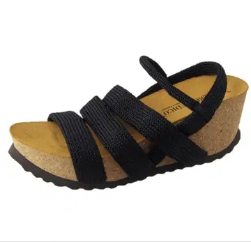 Arcopedico 블랙 스트랩 샌들 38
