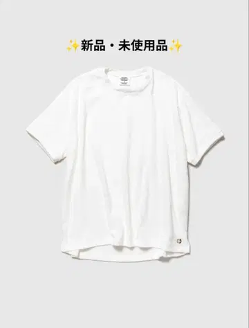 [ 새상품 미사용 ] THING FABRICS 화이트 T셔츠
