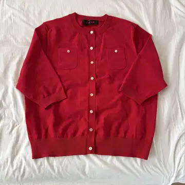 CABaN 하프 슬리브 포켓 가디건