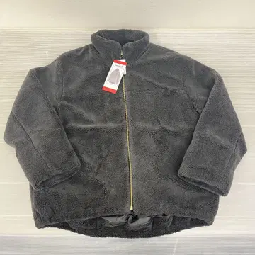 remiel 보아 플리스 자켓 차콜 그레이 M 여성용 3