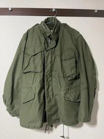 60s M-65 필드 자켓 2nd 미군 실물 밀리터리 알루미늄 지퍼