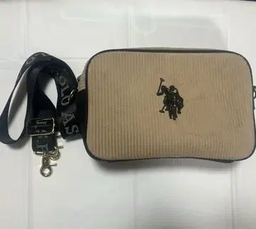 U.S.POLO ASSN 코듀로이 숄더백