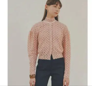 CLANE 3D FLOWER LACE CARDIGAN