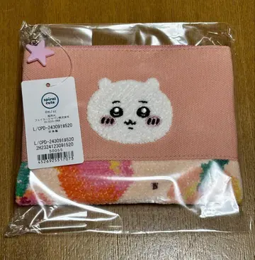FEILER 치이카와 (먼작귀) 자수 파우치 핑크