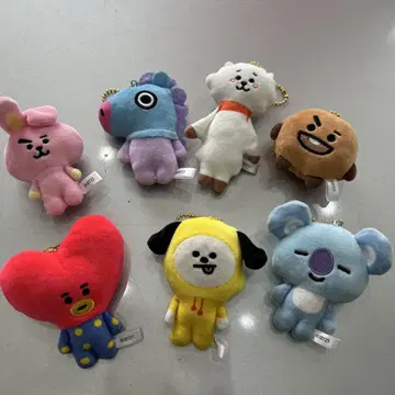 BT21 인형 마스코트 7체 세트