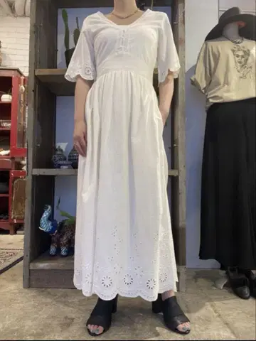 앤티크 빈티지 레이스 원피스 후미카우치다