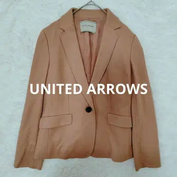 새상품급 UNITED ARROWS 울 테일러드 자켓 36 카멜