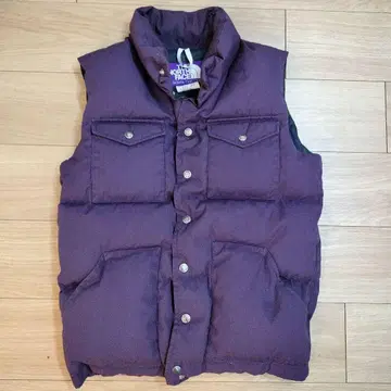 THE NORTH FACE 퍼플 다운 베스트