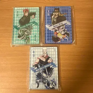 상하이 pop 한정판 죠죠의 기묘한 모험 아크릴 마그넷 3점 set