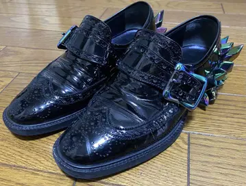 hazama 미라이에이코의 드레스 로퍼 22cm 블랙 광석 로퍼