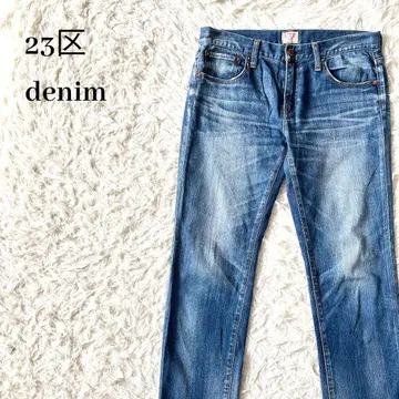 23구 denim 슬림 레그 보이 핏 데님 38 성숙 캐주얼 새상품급 M