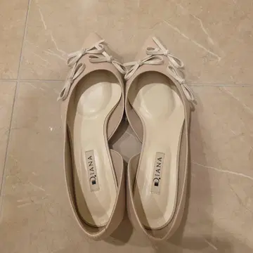 DIANA 베이지 스틸레토 신발