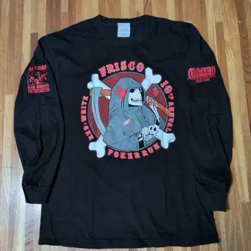 HELLS ANGELS FRISCO Poker Run 롱 티셔츠
