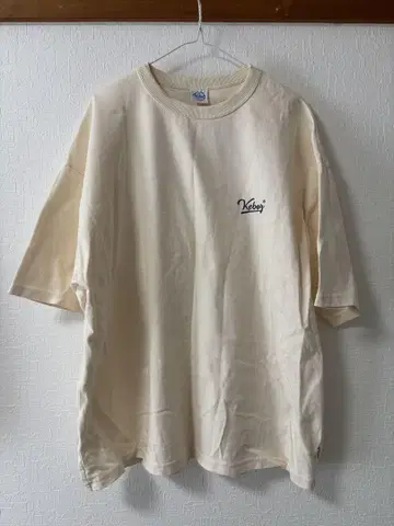 Keboz T셔츠 크림색