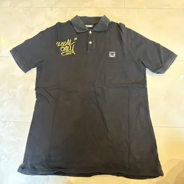 EXPANSION 블랙 피케 셔츠 'LOCAL' ONLY
