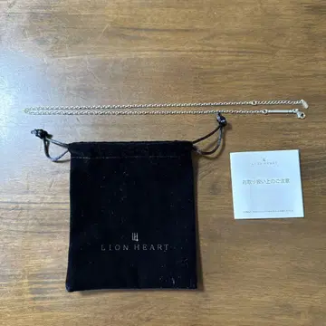 LION HEART 목걸이 55cm 파우치 포함
