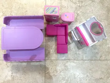 리카짱 가구 세트 핑크 화이트