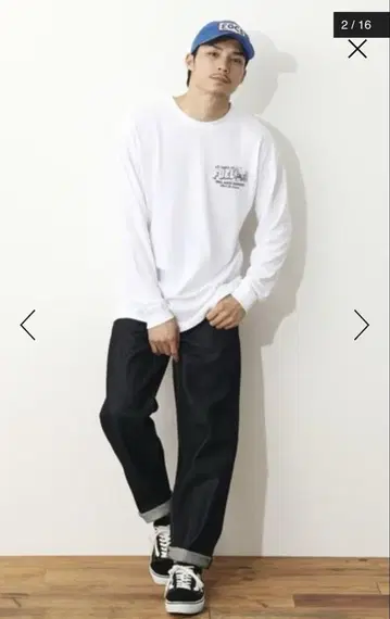 로데오 크라운 와이드 테이퍼드 청바지