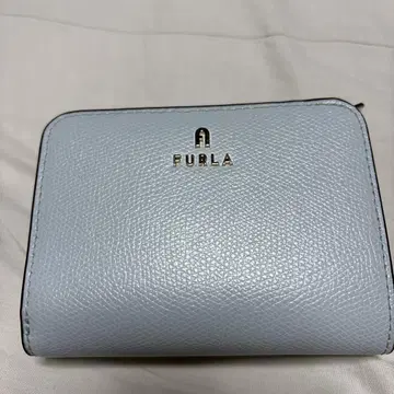 FURLA 접이식 지갑 라이트 블루
