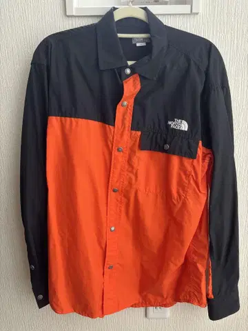 THE NORTH FACE 긴팔 셔츠 오렌지/블랙