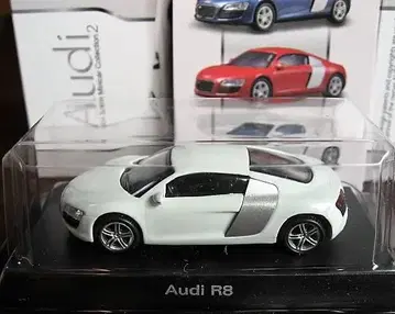 교쇼 땡스 Audi R8 화이트 미니카
