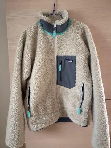 patagonia 플리스 자켓 베이지