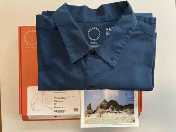 야마토미치 Bamboo Shirt Indigo L