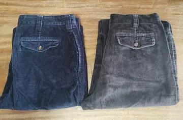 L.L.Bean 코듀로이 팬츠 (브라운: 네이비) 세트