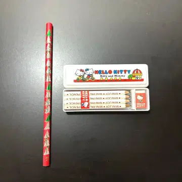 산리오 [ 헬로키티 ] 미니 연필 지우개 세트 1970년대 빈티지