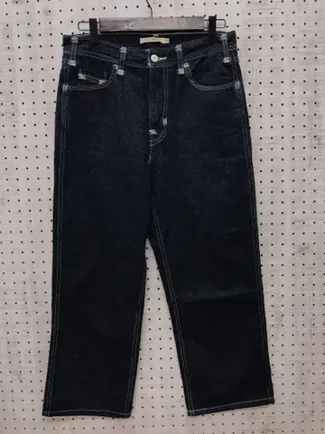 Levi's Red 아메카지 구제 의류 면린넨 원워시 앵클 기장 데님
