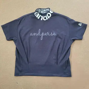 andperse 네이비 하이넥 셔츠