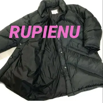 [ RUPIENU ] 다운 자켓: 블랙: M 사이즈