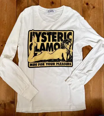 HYSTERIC GLAMOUR 긴팔 티셔츠 S 사이즈 화이트