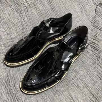 그린 라벨 릴랙싱 에나멜 글루카 슈즈 블랙 XL