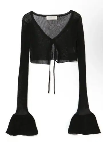 ANDMARY Sheer ribbon cardigan