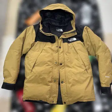 THE NORTH FACE XL 다운 자켓 베이지/블랙