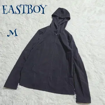 [ 이스트 보이 ] 풀 집업 후드 부착 라이트 자켓 M 무지 노움코어