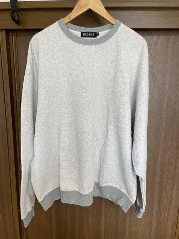 BEAMS T 그레이 2톤 맨투맨 XL