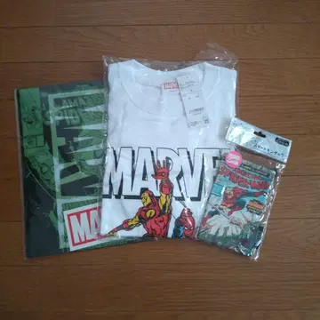 MARVEL 스파이더맨 티셔츠와 굿즈 세트