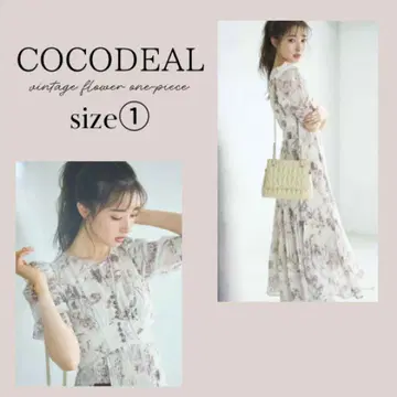 COCODEAL 빈티지 플라워 원피스