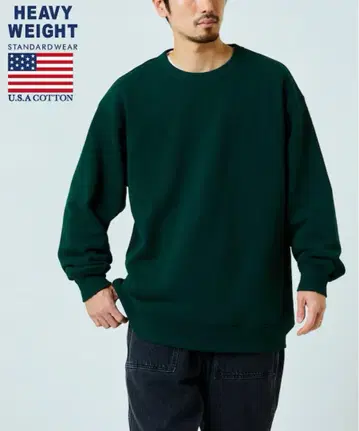 FREAK'S STORE 헤비 웨이트 크루넥 맨투맨 USA 코튼