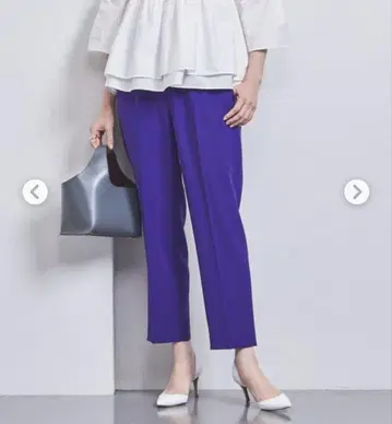 UNITED ARROWS 테이퍼드 팬츠 퍼플